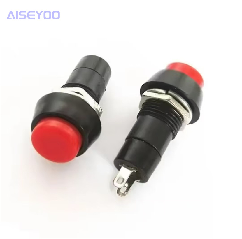 The PS-11A /11B push-button switch features red, green, yellow, white, blue and black heads. It is a self-locking/lock-free push-button device. The start button is circular and self-locking. The push-button switch has a small installation hole of 12MM pic 11