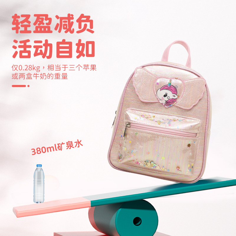 Big-tailed cat cartoon, fashionable, casual, cute and adorable, kindergarten princess, girls' backpack, trendy children's bag, girls' backpack, mini bag, girls' backpack Specification image