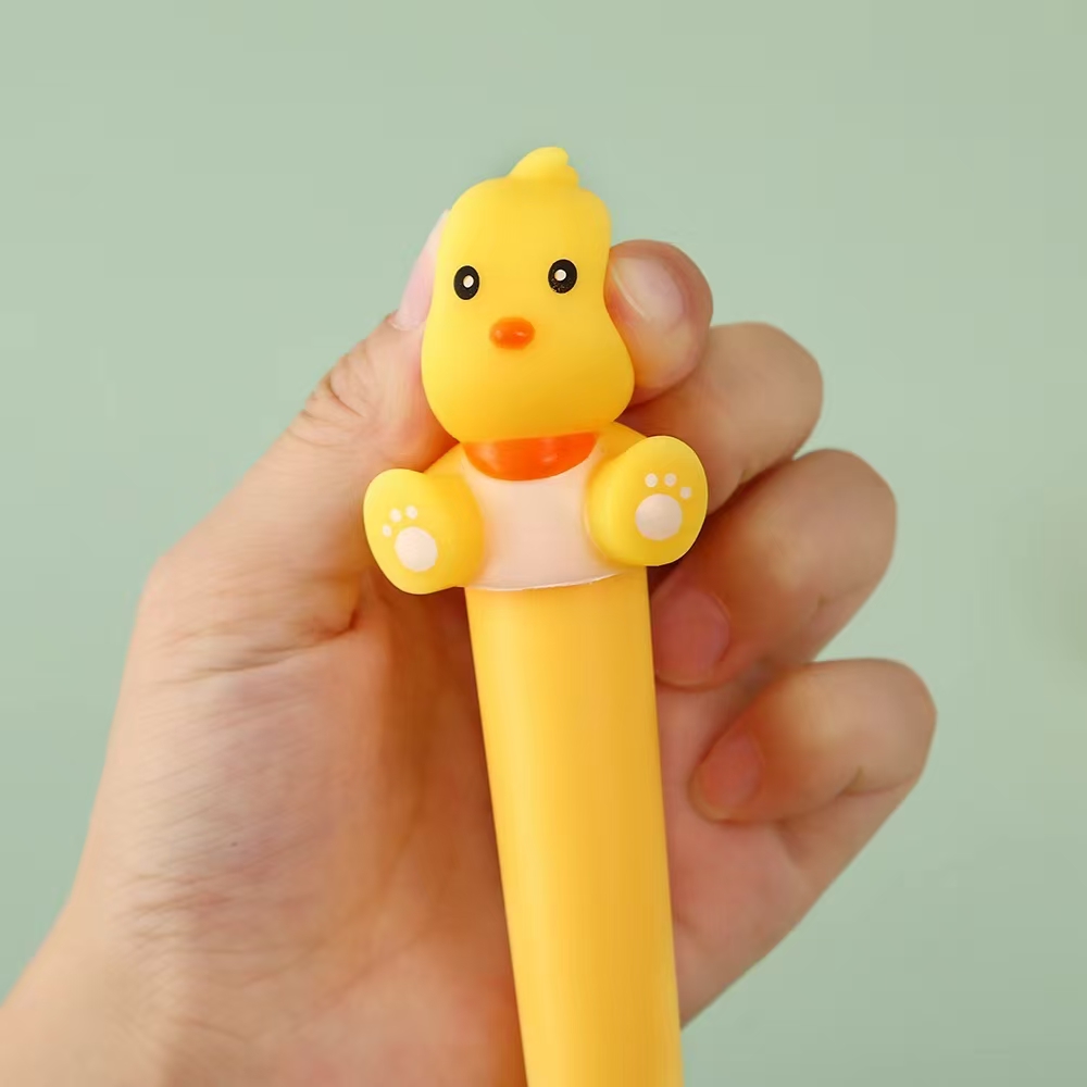 Fan Douka stationery, creative and cute cartoon head, lucky little yellow duck, bamboo joint skipping rope, sports goods, fitness goods, skipping rope, children's outdoor details Picture