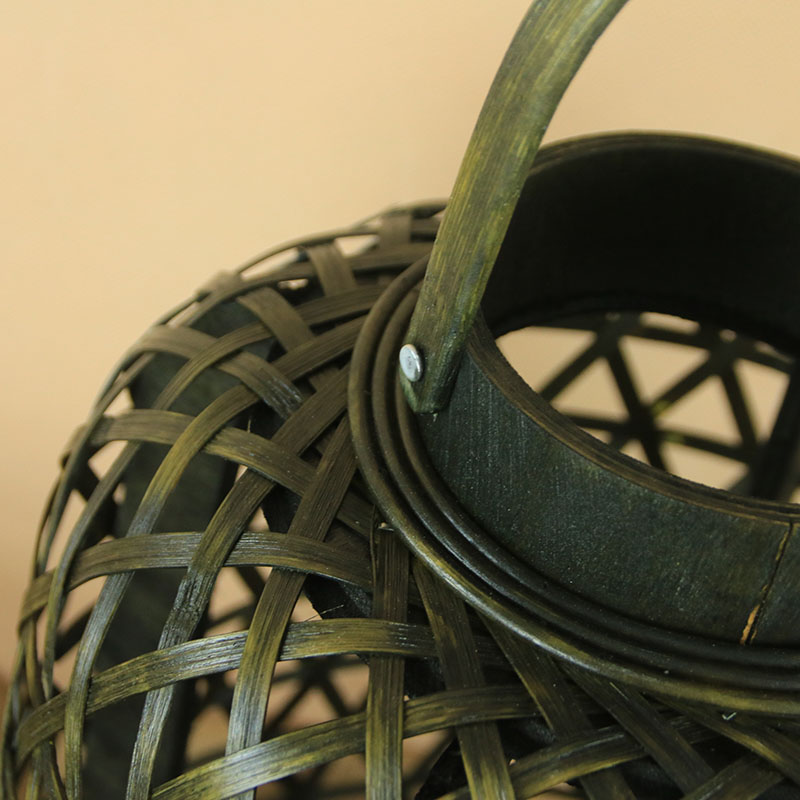 哪吒/漆扇/扇子女式夏季中国风/团扇/竹编工艺品白底实物图