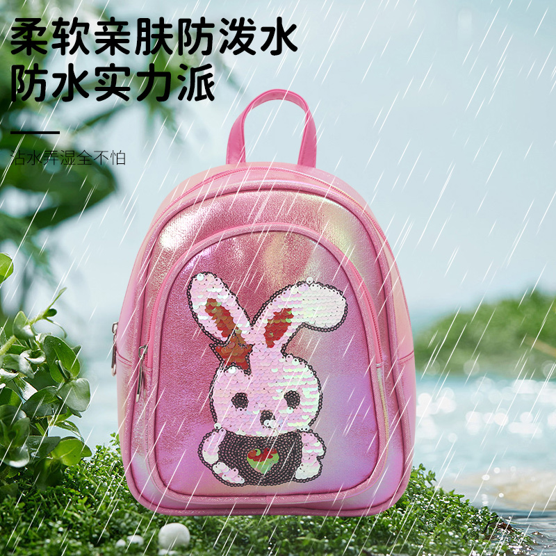 Big-tailed cat and rabbit, fashionable, casual, cute and adorable, kindergarten princess and girl backpack, small bag, children's cuteness
