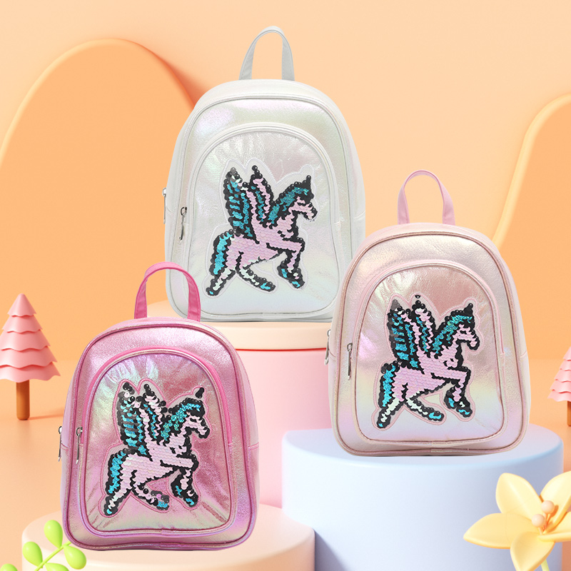 Big-tailed cat cartoon, cute, fashionable, casual, cute and fun, kindergarten princess girl backpack, kindergarten health protection lightweight bag Item Picture
