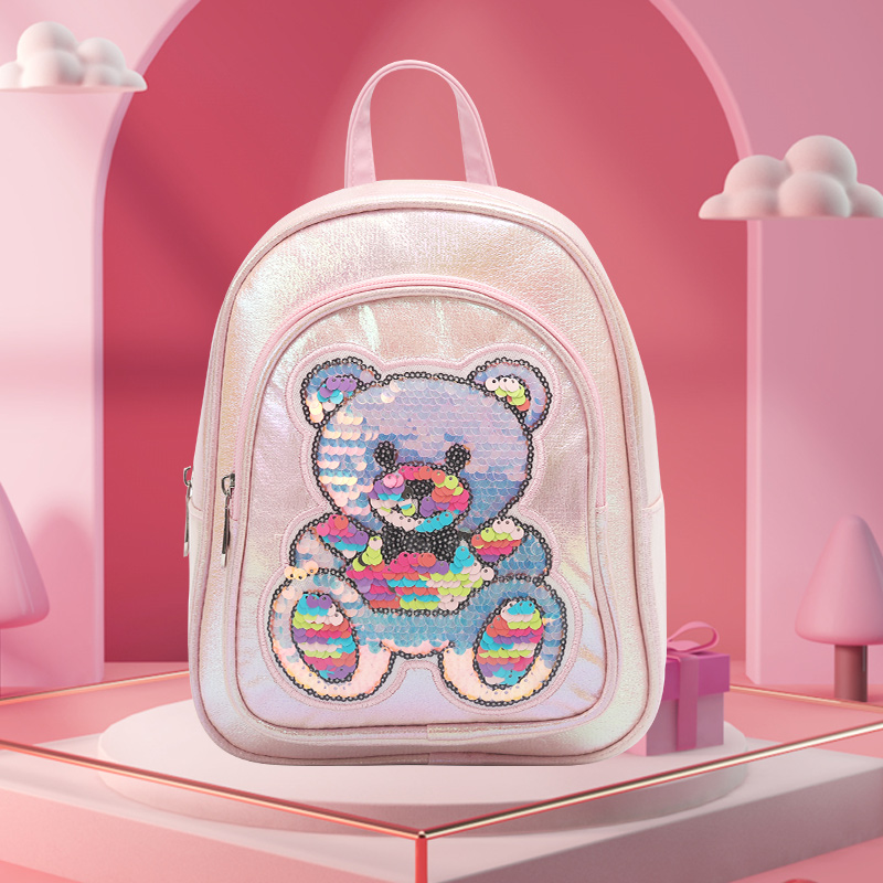 Big-tailed cat cartoon, cute, fashionable, casual, cute and fun, kindergarten princess girls' backpack, outdoor fashionable girls' mini backpack Item Picture