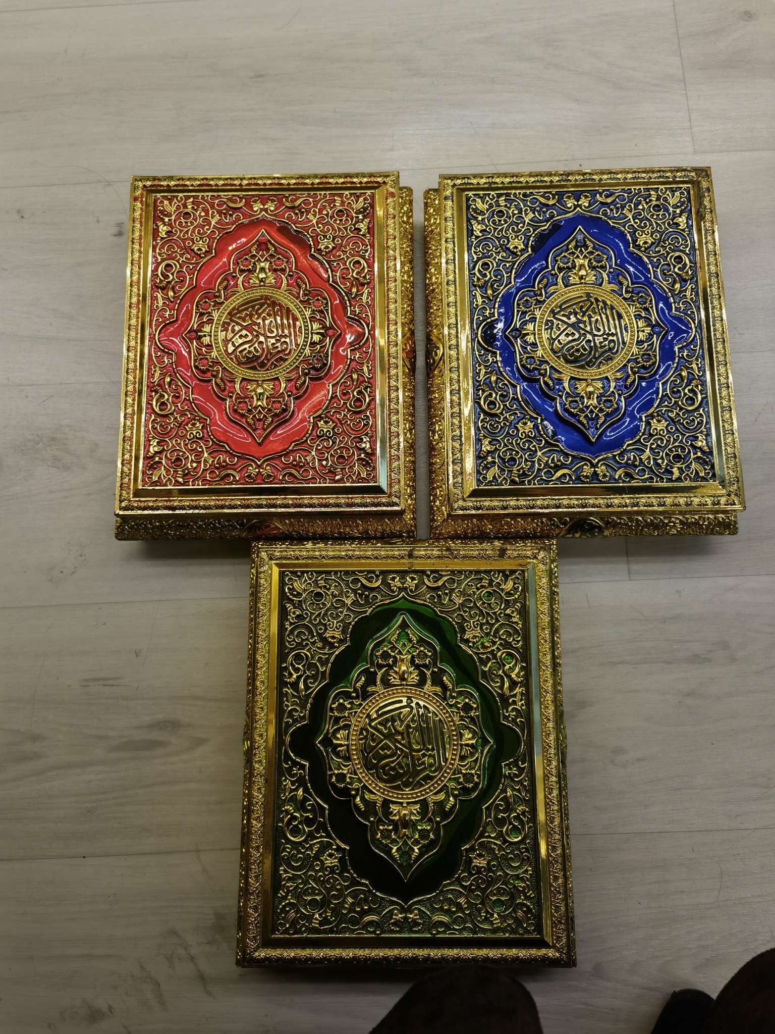 彩色锌合金古兰经盒子厂家直销，最新款，可以来样定制