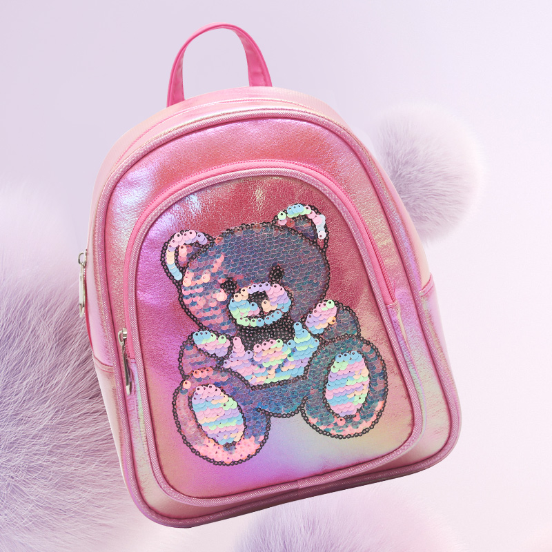 Big-tailed cat cartoon, cute, fashionable, casual, cute and fun, kindergarten princess girls' backpack, outdoor fashionable girls' mini backpack