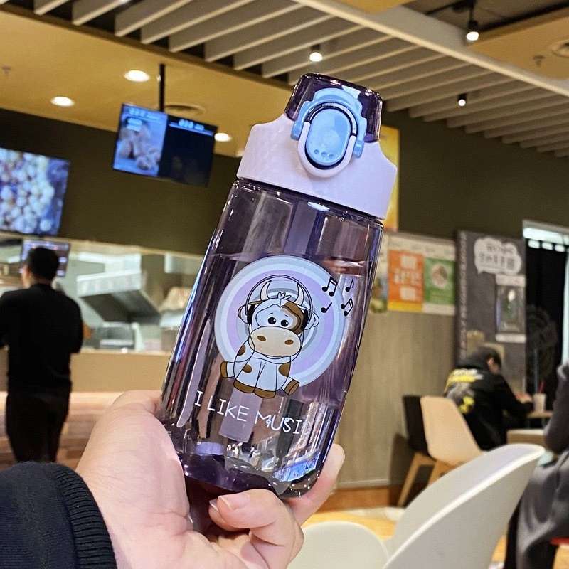 S150-TY-0877 Children's portable water bottle Kindergarten baby direct drinking pot high appearance level cartoon straw water bottle undefined