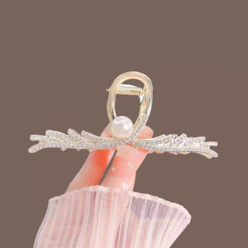 精致鲨鱼夹大号发夹女2025网红盘发抓夹后脑勺简约高级感气质头饰发夹