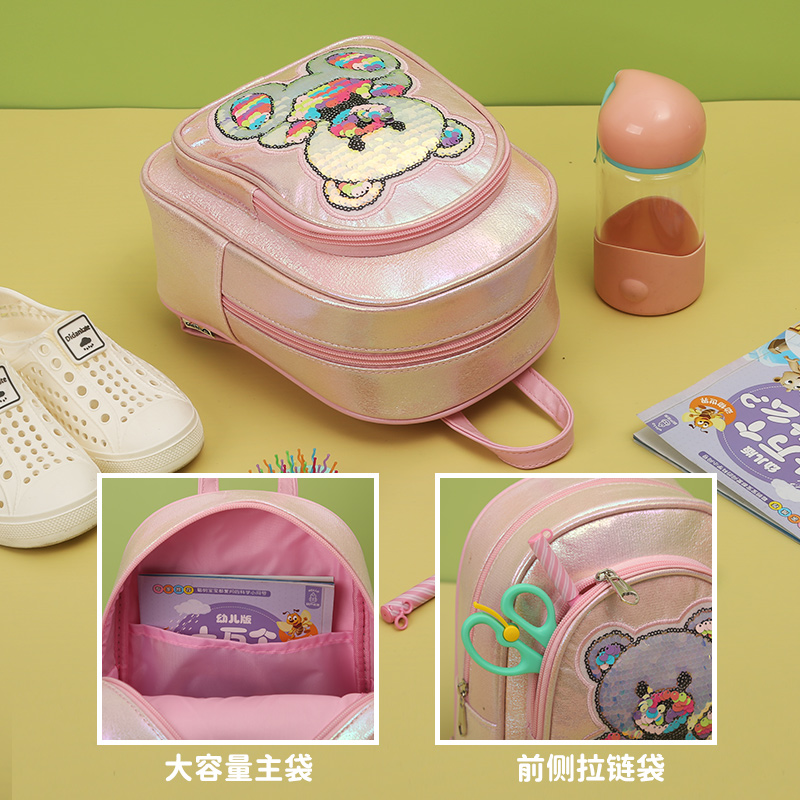 Big-tailed cat cartoon, cute, fashionable, casual, cute and fun, kindergarten princess girls' backpack, outdoor fashionable girls' mini backpack Specification image