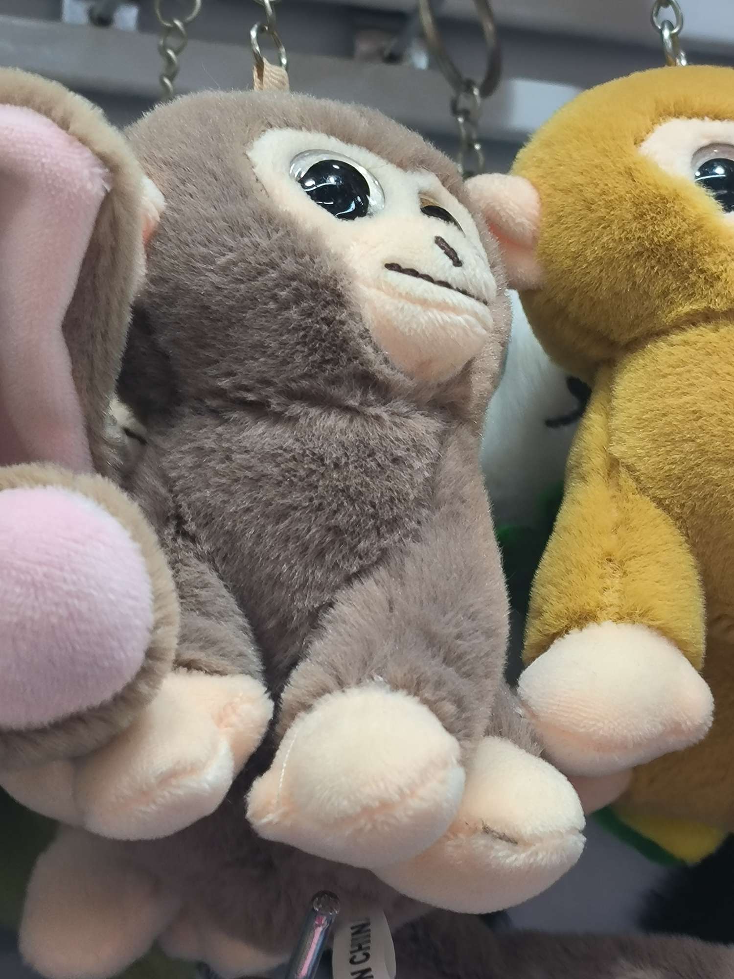 毛绒布艺公仔玩具 挂件款式可爱 玩具小挂件 车载装饰 毛绒卡套 