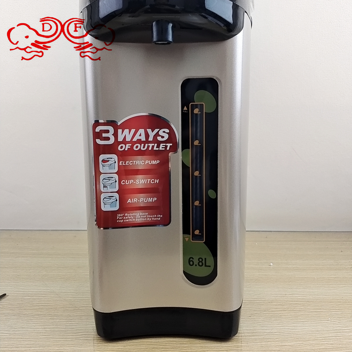 DF68200 European standard household and office constant-temperature electric water bottle, large-capacity insulated hot water kettle, water dispenser, fully automatic water boiling, DF TRADINGHOUSE