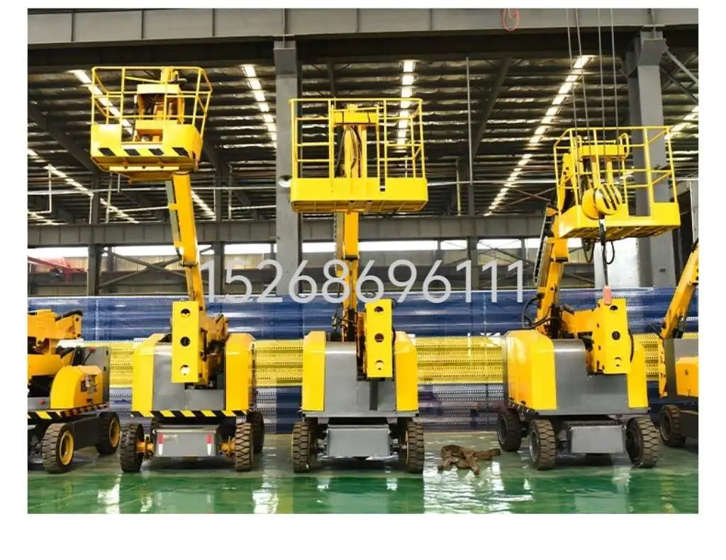 Articulated boom lift, electric lifting platform for high-altitude operations, self-propelled fully automatic articulated boom lift forklift detail image 10
