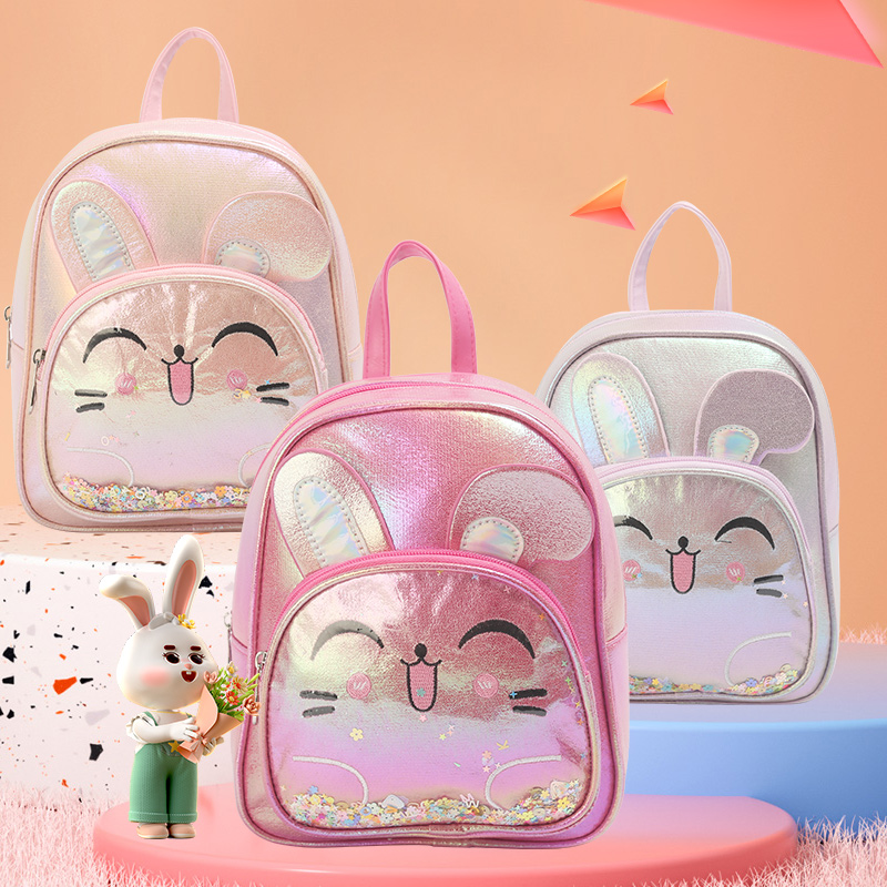 兒童休閑雙肩包實(shí)物圖