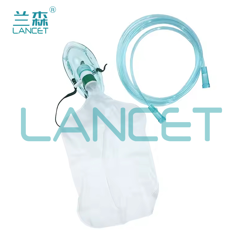  一次性呼吸面罩人工呼吸器袋面罩Non Rebreather Oxygen Mask成人面罩儿童面罩详情5