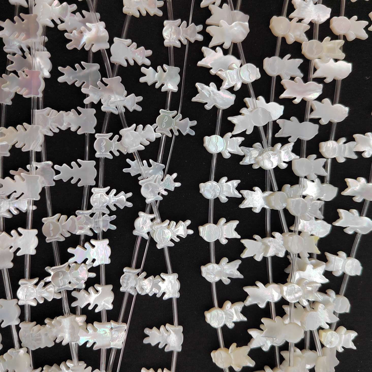 White Butterfly Shell Boys' and Girls' finely carved decorative accessories diy decorative shells