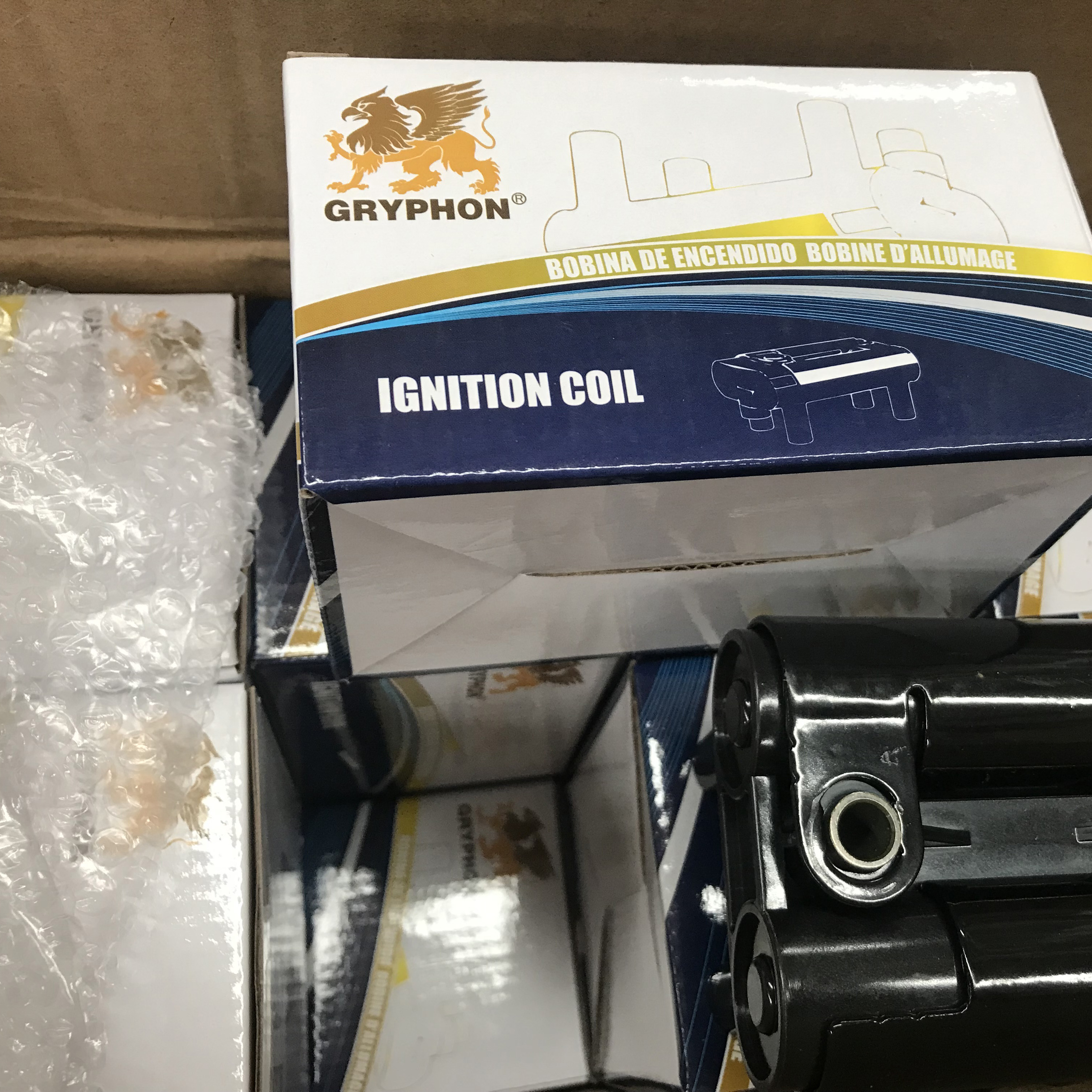 Ignition coil, auto parts, automotive ignition coil Specification drawing