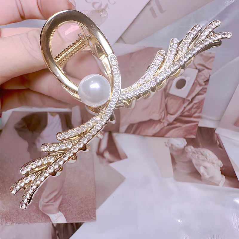 精致鲨鱼夹大号发夹女2025网红盘发抓夹后脑勺简约高级感气质头饰发夹详情图4