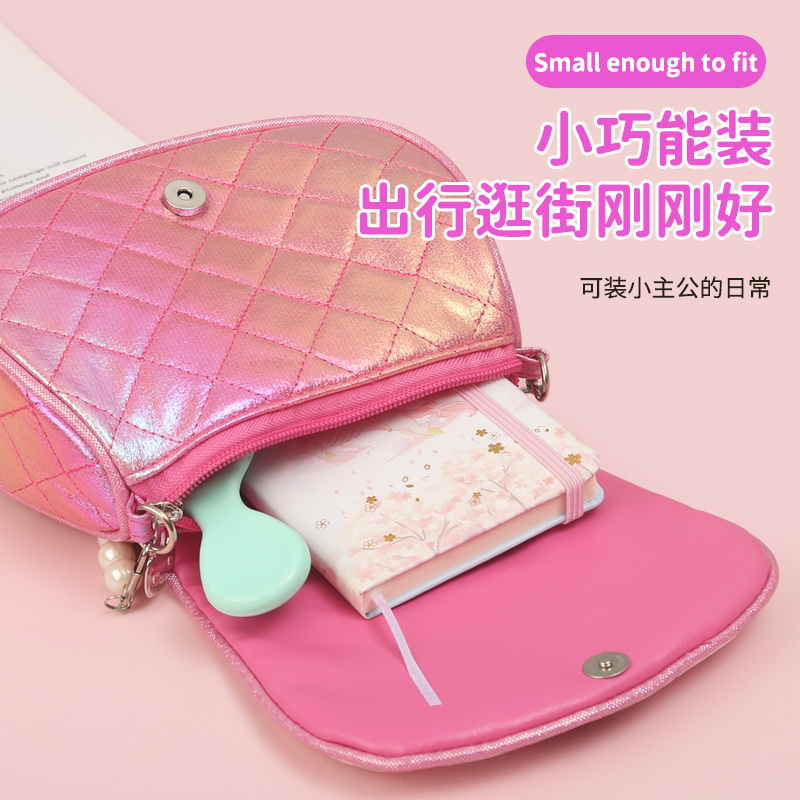 Children's sequined cartoon cute crossbody bag, kindergarten princess and girl crossbody bag, cartoon children's bag, coin purse, hanging cute small bag, pearl bow mini bag, girls' crossbody fashionable children's crossbody bag, waterproof bag Application Scenario