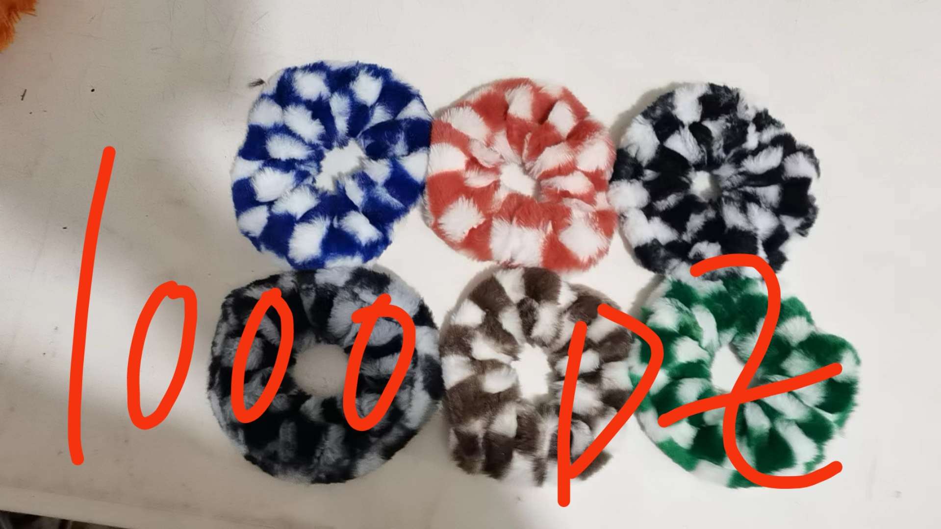 蝴蝶结装饰瑜伽拉力带弹力带 发饰头饰套装 垫发器蓬松垫发片 洗脸头带 发带 多功能饰品发带