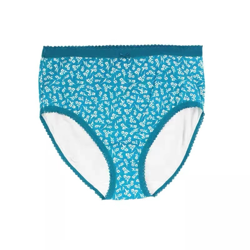 无痕内裤女士纯棉抗菌石墨烯中腰女生全棉夏季薄款少女三角短裤头T