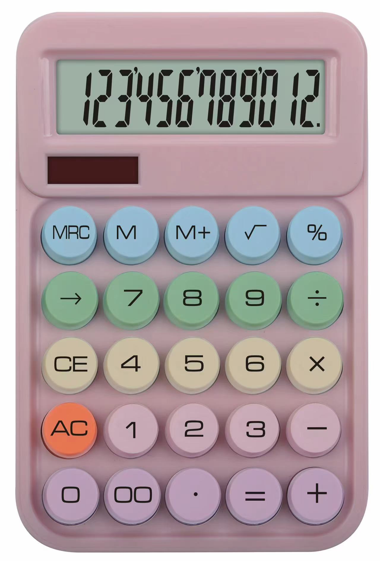 高颜值计算器多巴胺色系女神款多功能计算器柔性键盘办公室用高级财务会计商用大学生迷你可爱网红款个性创意产品图