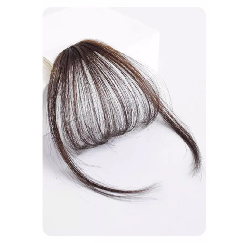假发刘海实物图