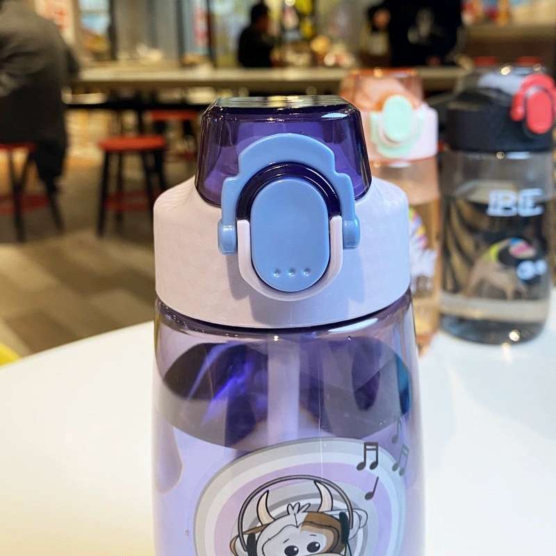 S150-TY-0877 Children's portable water bottle Kindergarten baby direct drinking pot high appearance level cartoon straw water bottle undefined