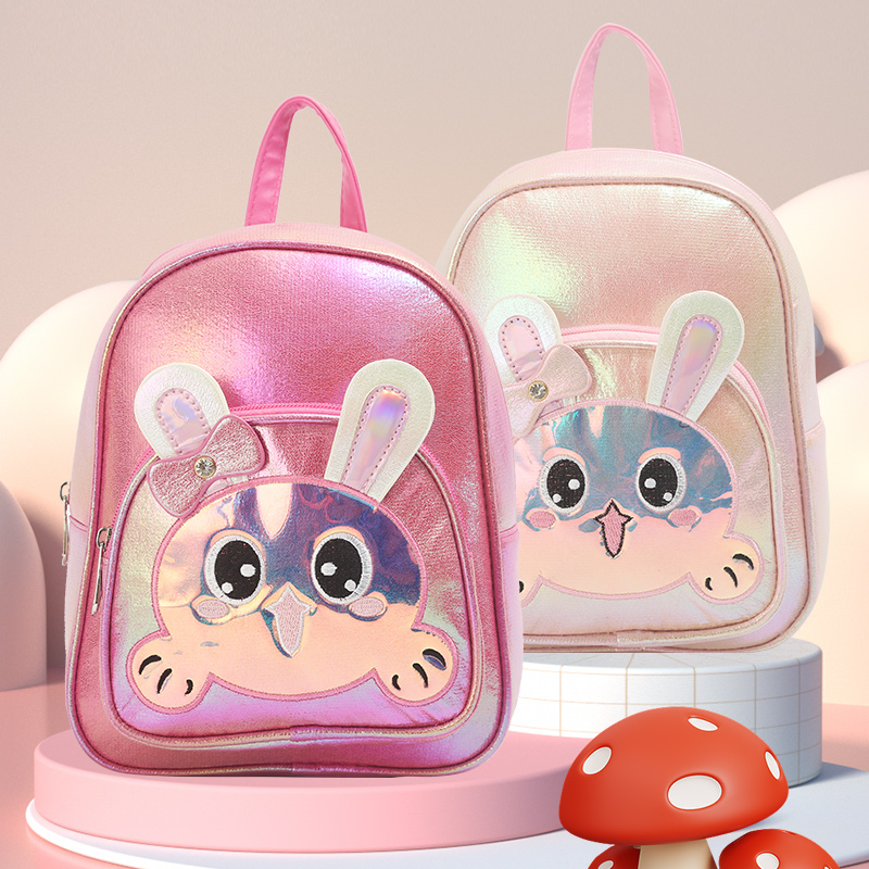 Big tail cat cartoon sequined fashionable baby girl mini backpack, cute and fun kindergarten princess girl backpack Item Picture