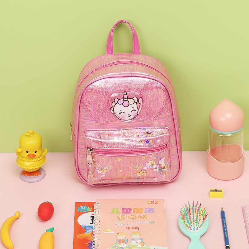 Big-tailed cat cartoon, fashionable, casual, cute and adorable, kindergarten princess, girls' backpack, trendy children's bag, girls' backpack, mini bag, girls' backpack details Picture