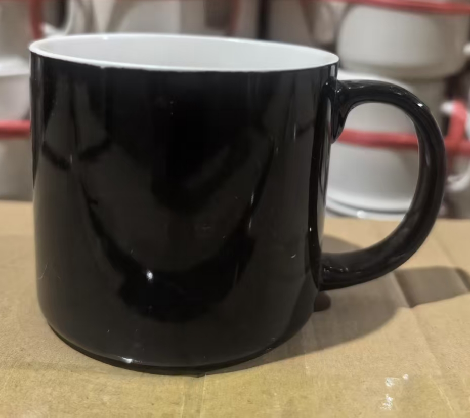 陶瓷杯子马克杯喝水杯咖啡杯茶杯办公室男生咖啡杯女生情侣杯日用陶瓷陶瓷杯订制陶瓷茶杯白底实物图