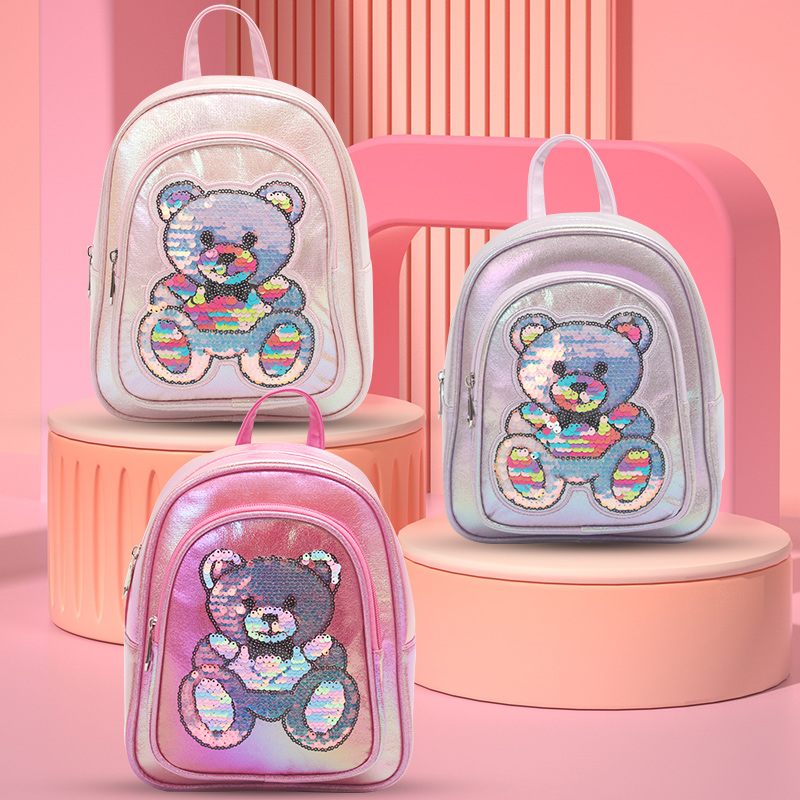 Big-tailed cat cartoon, cute, fashionable, casual, cute and fun, kindergarten princess girls' backpack, outdoor fashionable girls' mini backpack details Picture