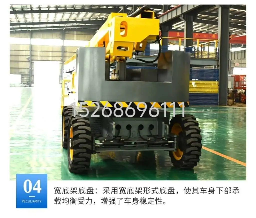 Articulated boom lift, electric lifting platform for high-altitude operations, self-propelled fully automatic articulated boom lift forklift detail image 5