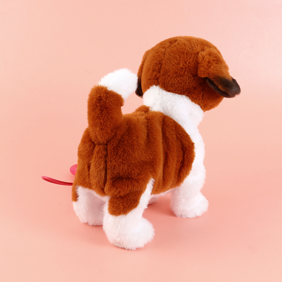 圣伯纳可爱电子宠物儿童毛绒公仔吉娃娃宝宝生日礼物细节图