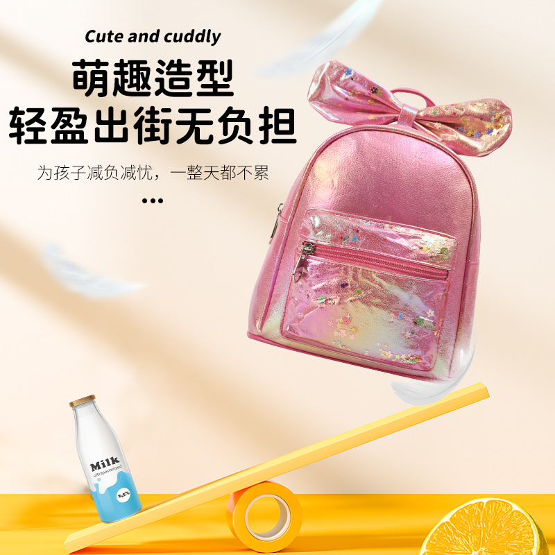 A cute, lightweight, waterproof and large-capacity outdoor kindergarten backpack for girls with a big tail cat Application Scenario