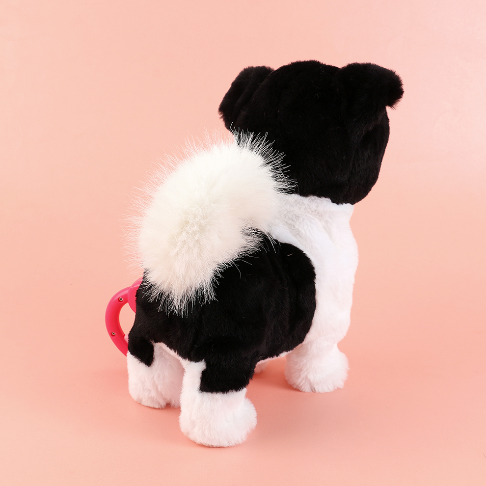 Cross-border toys, electric simulation dog toys, can talk and bark, can record, plush toys for children, boys and girls, factory direct sales and wholesale Specification image