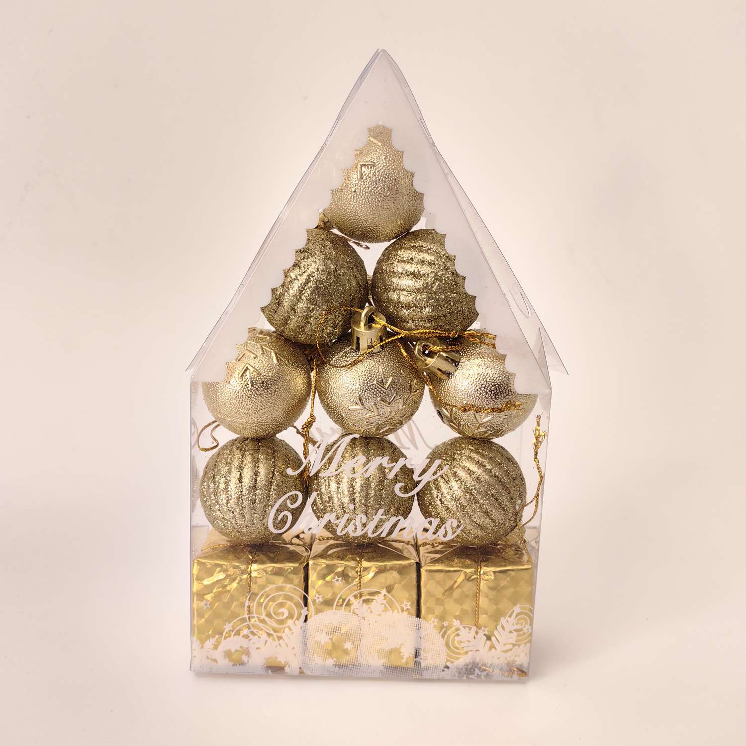 Christmas balls, Christmas decorations, scene decoration props Specification image