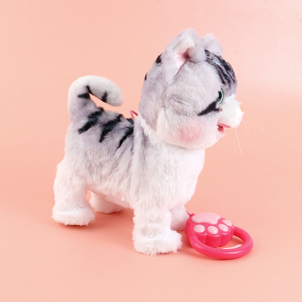 Cross-border children's toys, electric simulation dog toys, can talk and bark, can record, plush toy children, factory direct sales and wholesale details Picture