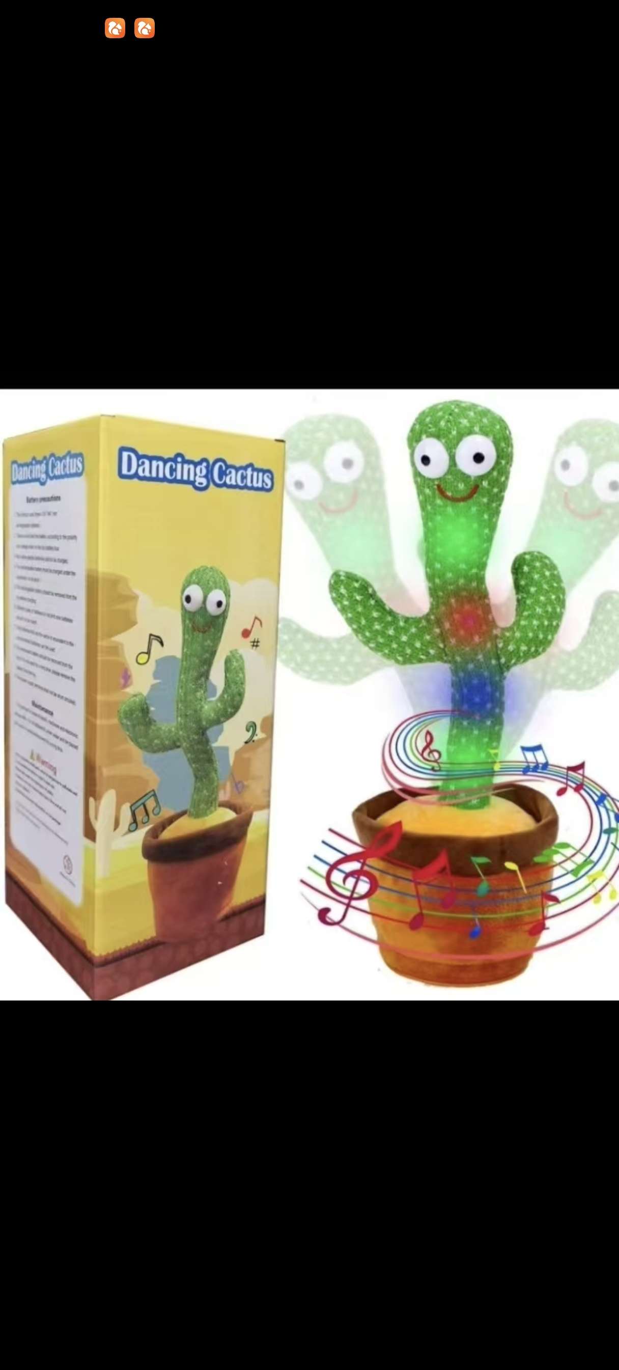 Douyin's popular dancing cactus can sing, seductive flower Twisty can talk, funny children's toy Specification image
