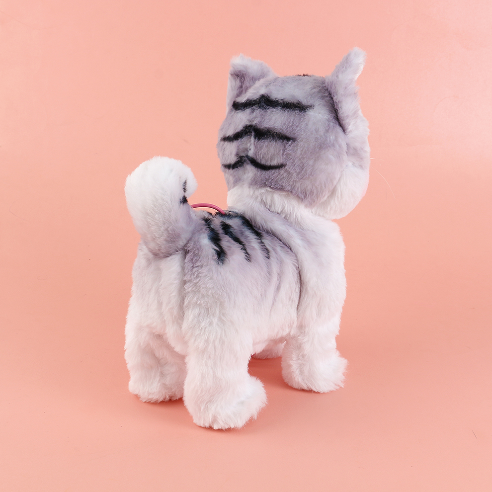 Cross-border children's toys, electric simulation dog toys, can talk and bark, can record, plush toy children, factory direct sales and wholesale Specification image