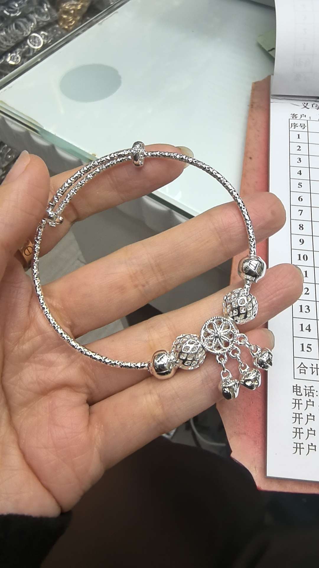 流行手镯银手镯手链银饰银手镯沙金银饰沙金手链手镯
