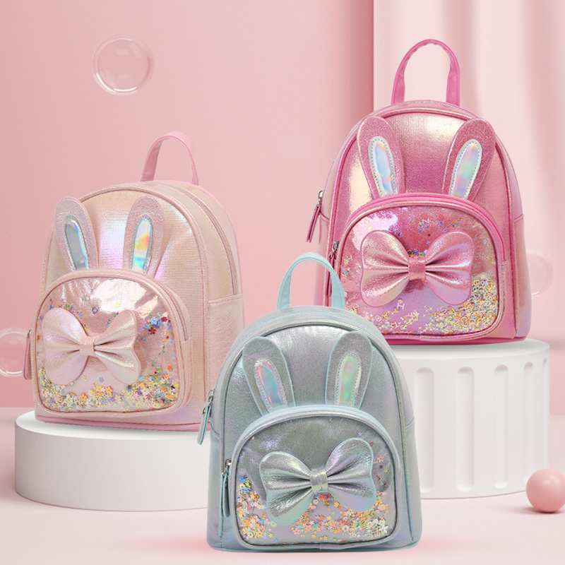 兒童休閑雙肩包實(shí)物圖