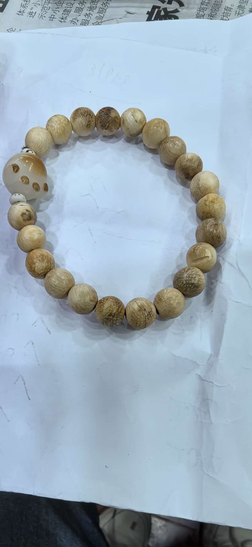 猫爪奶香木手串 手链饰品 手饰时尚潮流 佩戴舒适 高档礼品装饰品手链送礼原木男女通用产品图