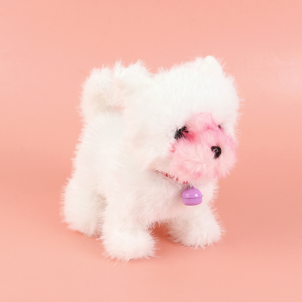 The 2025 new cute plush electric puppy children's simulation toy can walk, move and bark. It's a boy and girl toy Specification image