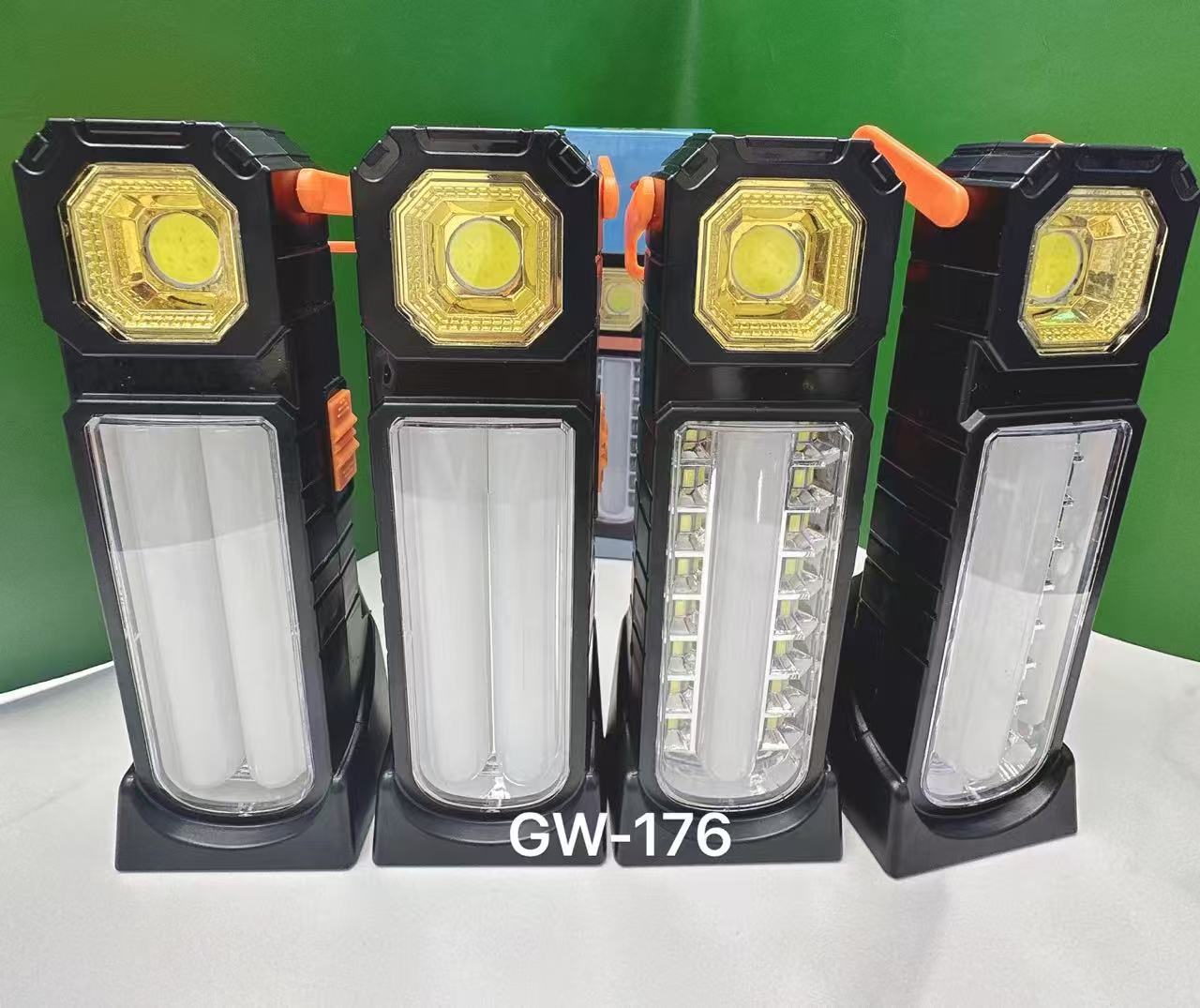 太阳能手提灯充电投光灯户外露营灯便携超亮家用移动应急照明灯