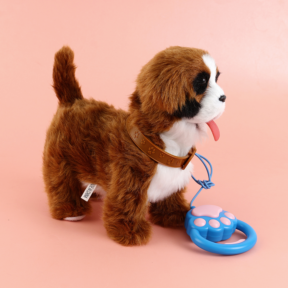 Children's toys, electric simulation dog toys, can talk and bark. Simulation dogs can record. Plush toys for children, boys and girls. Factory direct sales and wholesale. Popular toys details Picture