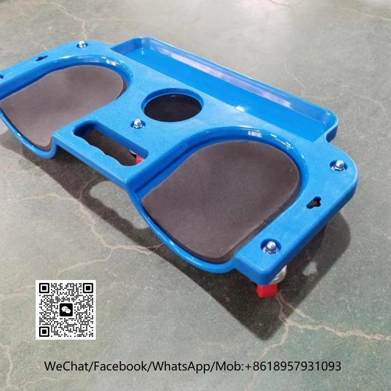 Rolling knee pad 多功能跪垫修车滑轮跪板白底实物图