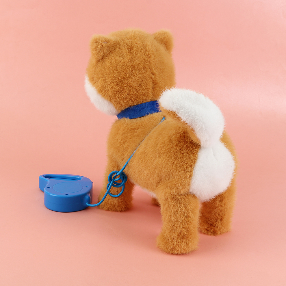 2025 New children's electric puppy toys that can talk and bark, simulated dog electronic pet plush toys for boys and girls, factory direct sales and wholesale, popular toys Specification image