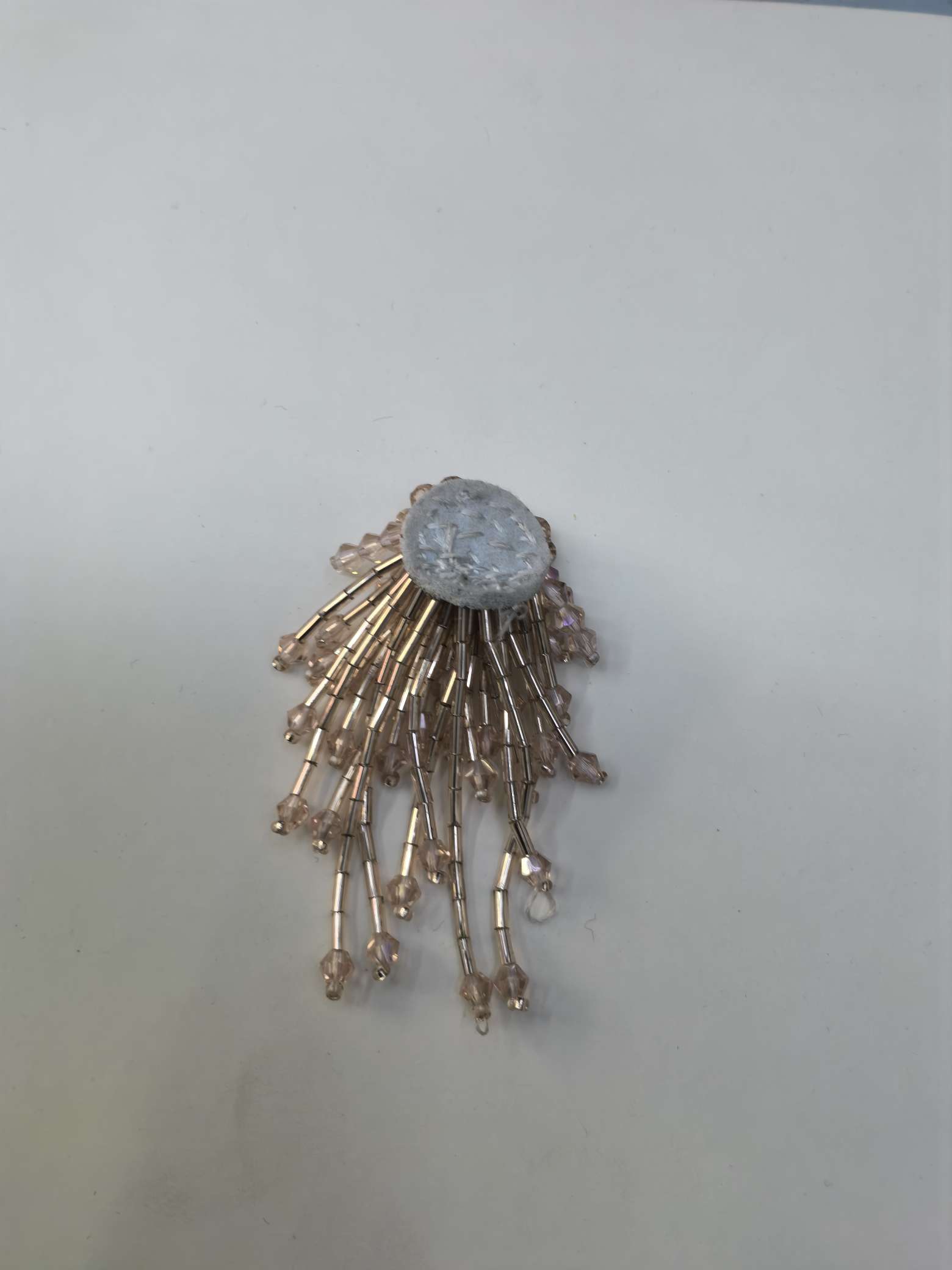 粉紫晶网红款创意DIY手工制作耳坠粉色流星饰品半成品饰品配件 多样式选择 其他饰品配件 手链项链耳环材料包细节图