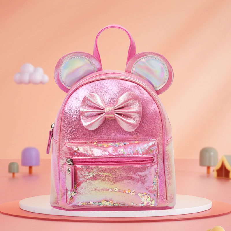 大尾猫萌趣可爱时尚休闲幼儿园潮流单品女童双肩包