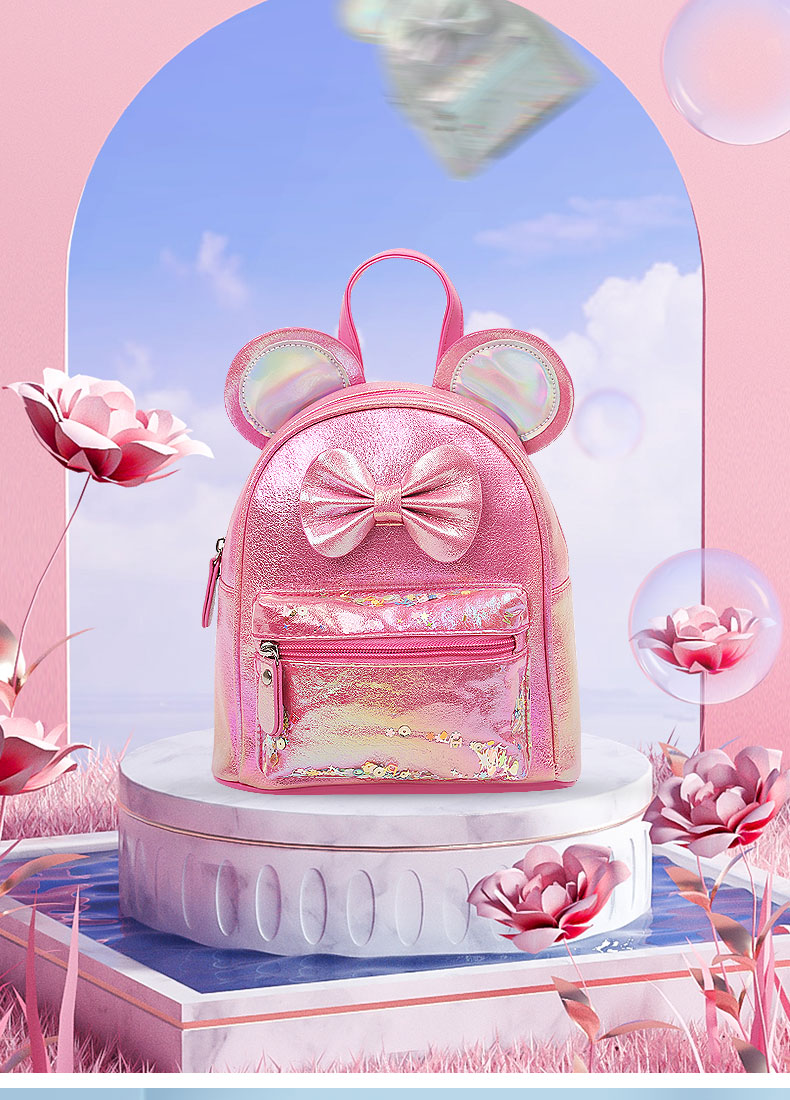 大尾貓萌趣可愛時尚休閑幼兒園潮流單品女童雙肩包詳情10