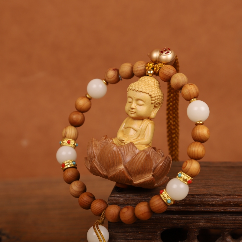 车挂/汽车用品/五路财神车挂/车载车挂件/车载饰品白底实物图